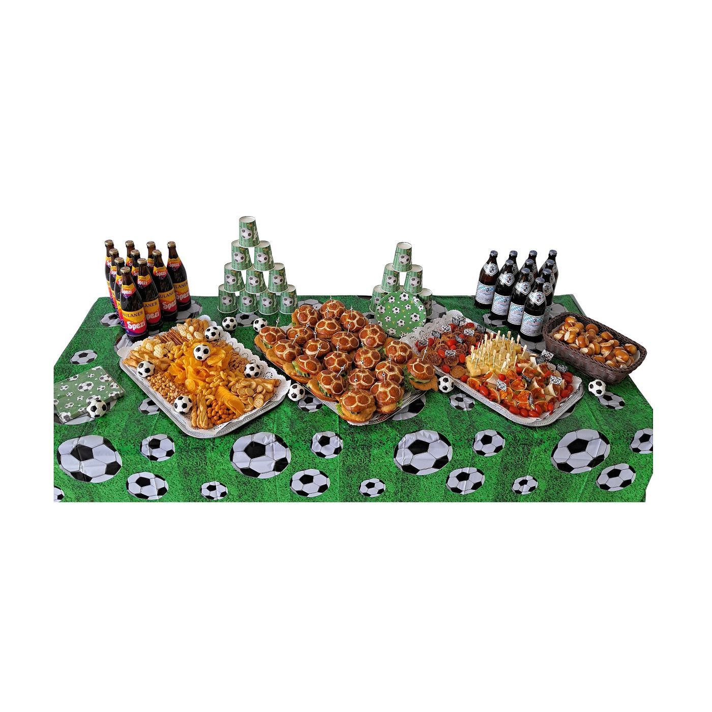 Public-Viewing Fingerfood mit Bier, Spezi und herzhaften Snacks