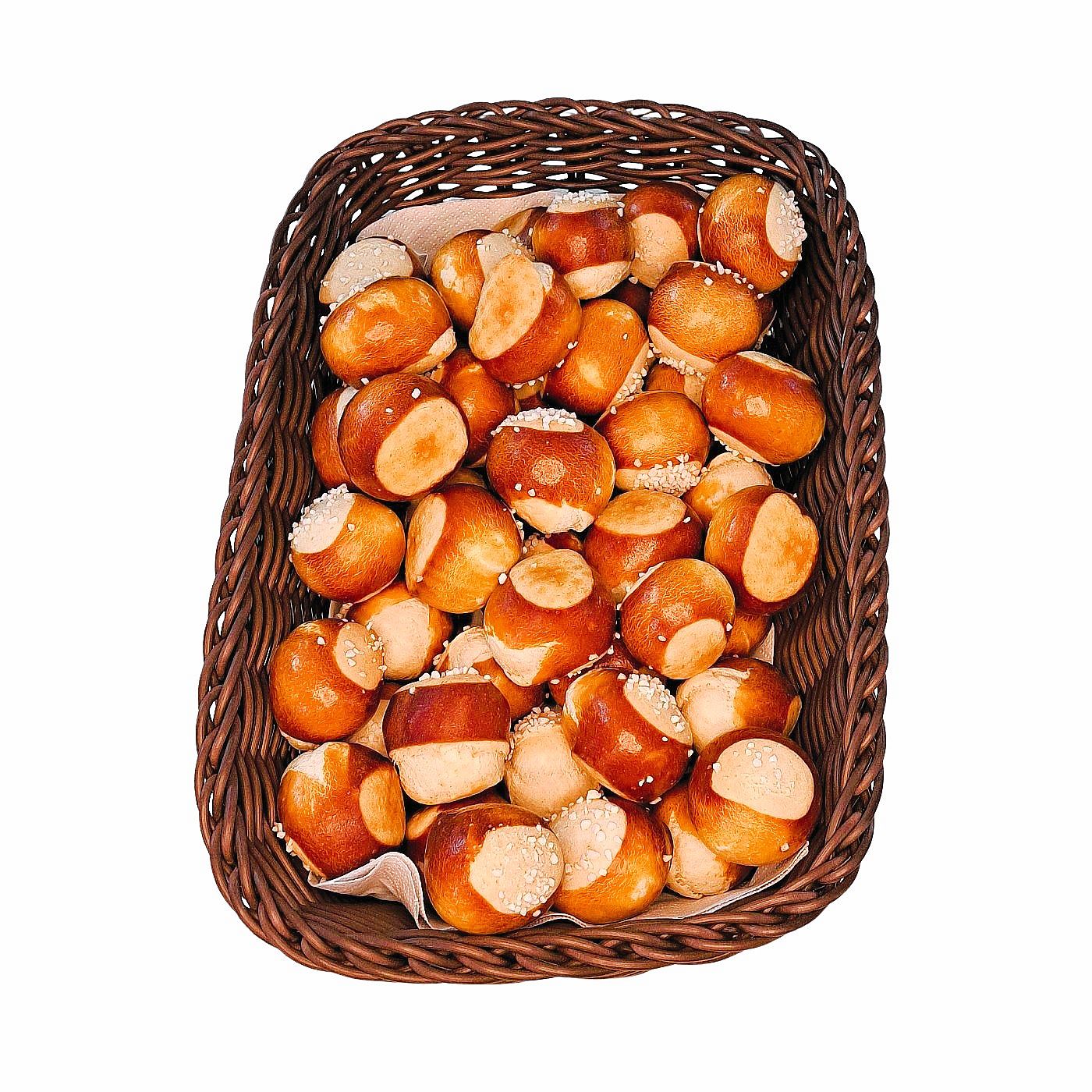 Kleine Laugen Bällchen – frisch gebackenes Fingerfood aus Laugengebäck