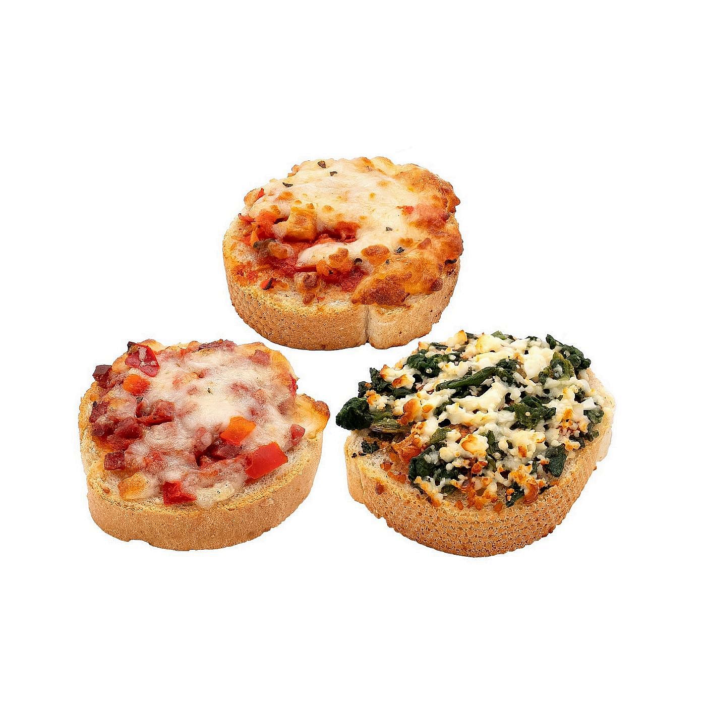 Kreative Bruschetta mit Feta-Spinat, Tomate-Käse und Salami-Paprika – herzhafte Häppchen für Buffet & Catering